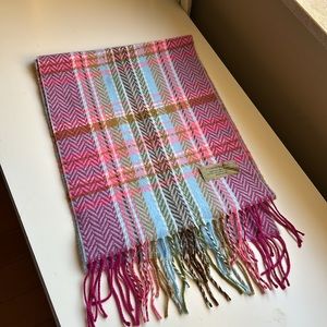 Cashmere feel super soft pink scarf